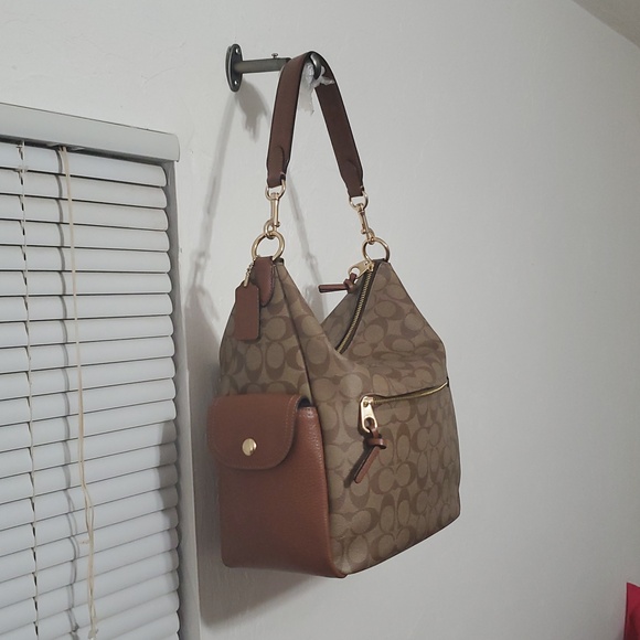Coach Pennie Signature Redwood Shoulder Crossbody Bag - Picture 3 of 9